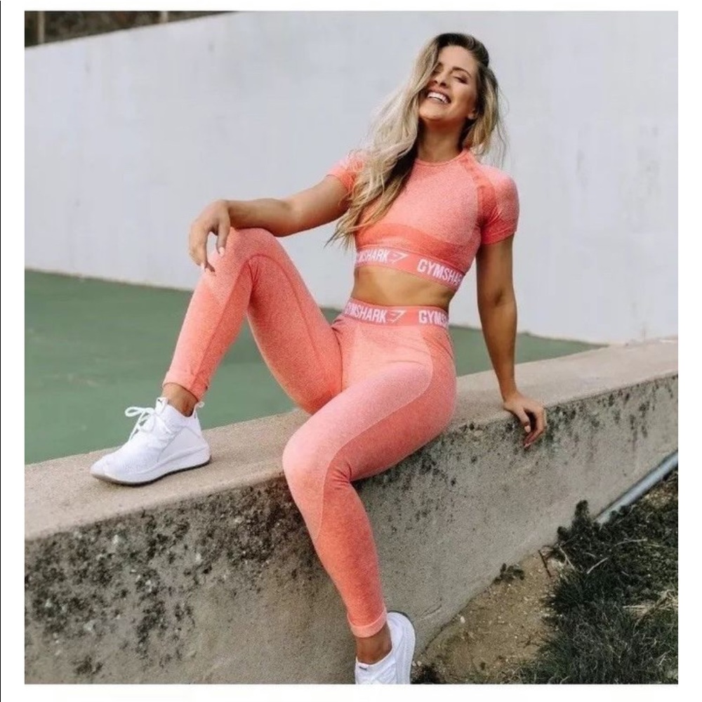 Gymshark Flex Peach 3-Piece Set
